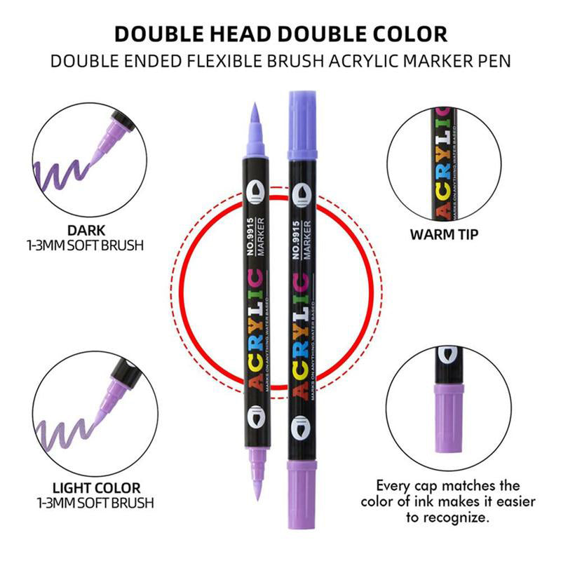 Acrylic paint pens for vibrant creations 