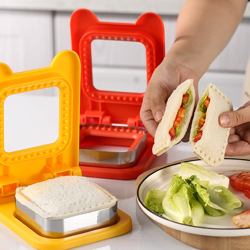 Device for cutting and sealing your homemade sandwiches (x3) 