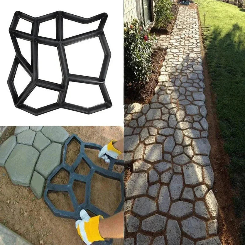 Easily create personalized garden paths 