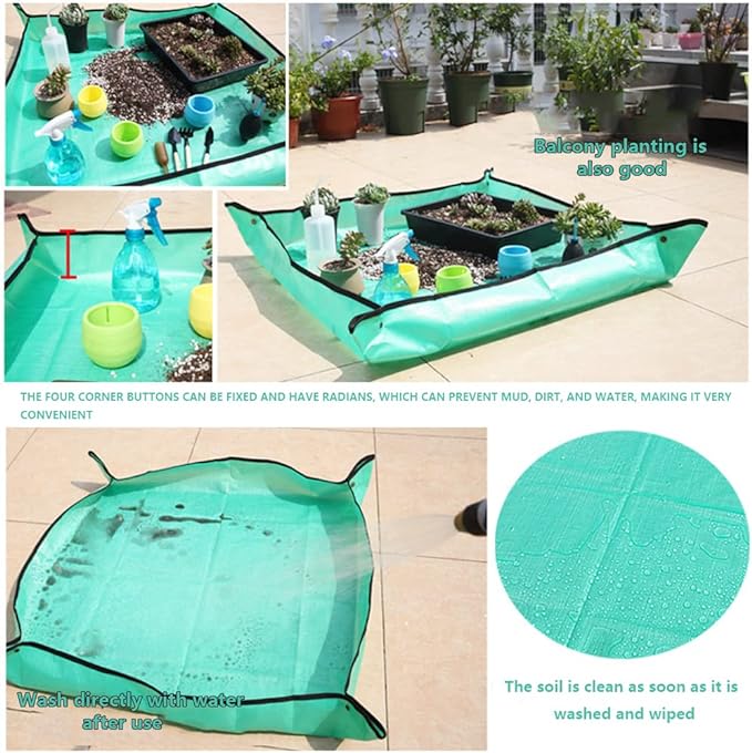 Keep your space clean with this repotting mat 