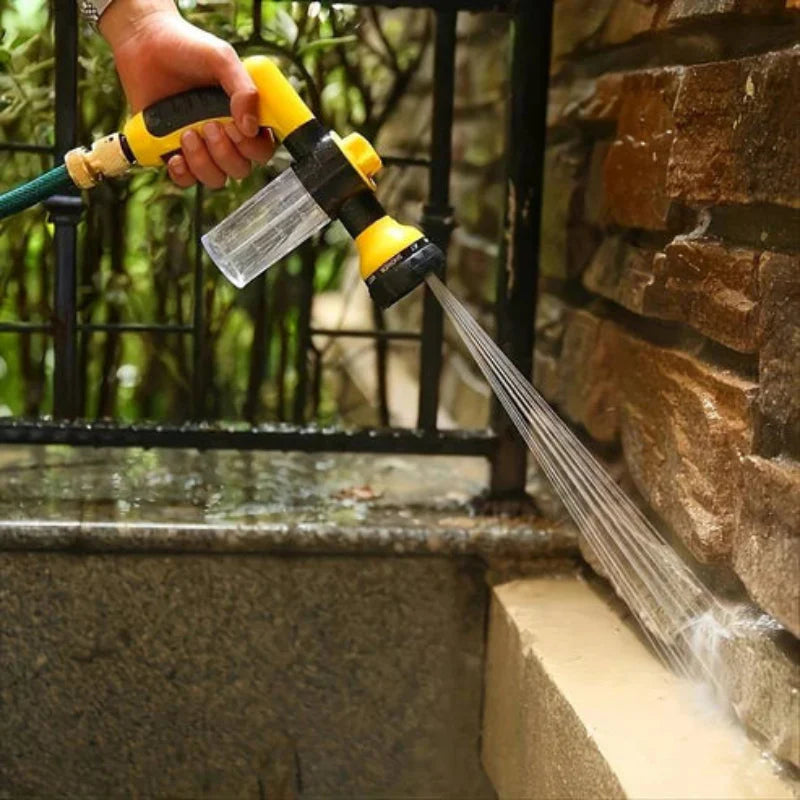 High pressure water gun for cleaning and watering 