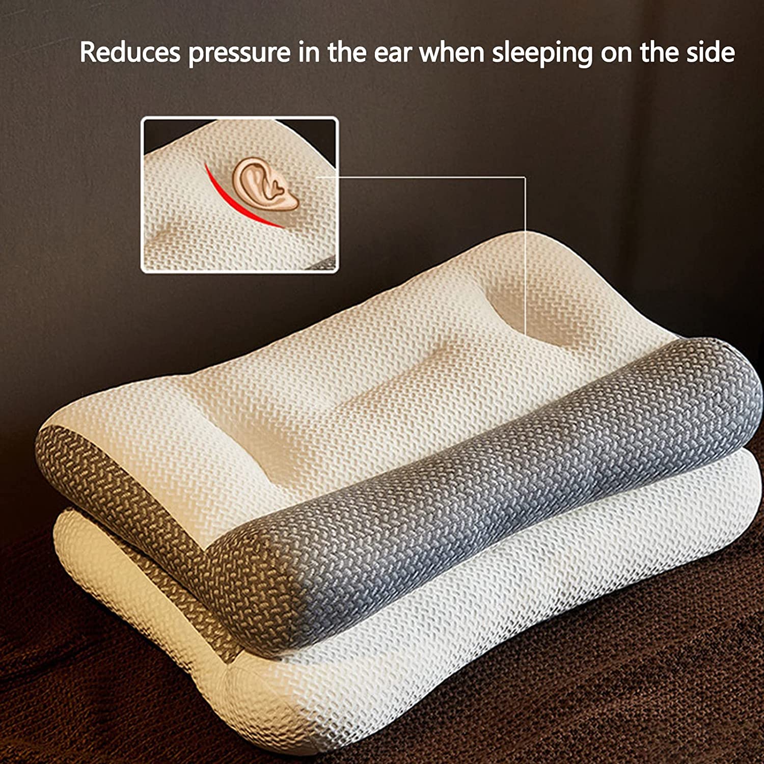 Memory foam pillow for a tension-free sleep 