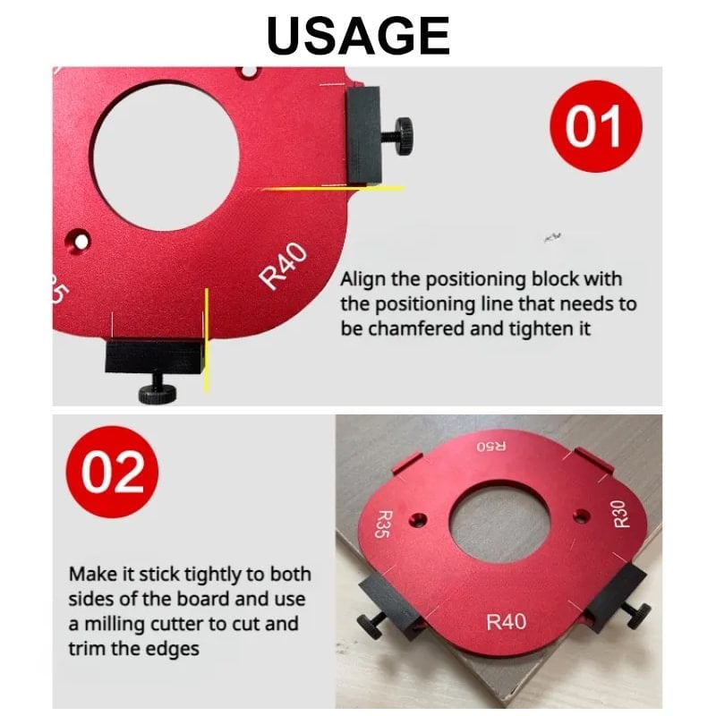 4-in-1 multi-angle cutting template 