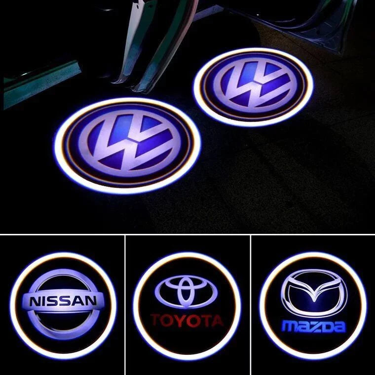 Éclairez votre logo de voiture à chaque ouverture de porte (x2)
