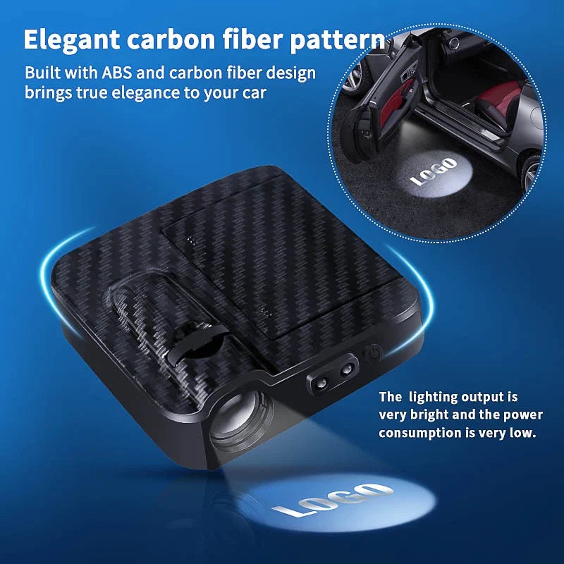 Éclairez votre logo de voiture à chaque ouverture de porte (x2)