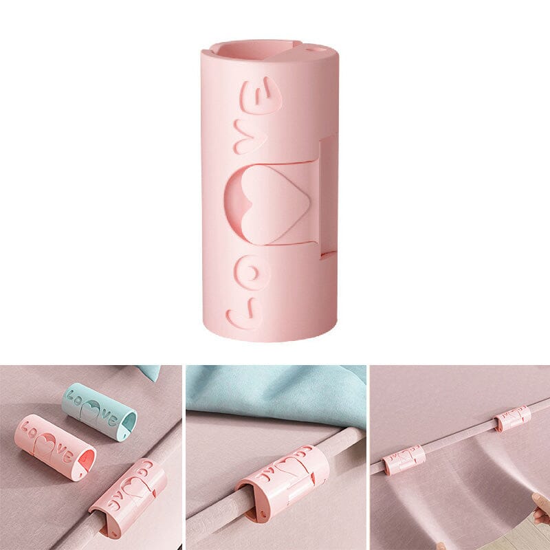 Decorative clips for stretched and securely fixed sheets (x12) 