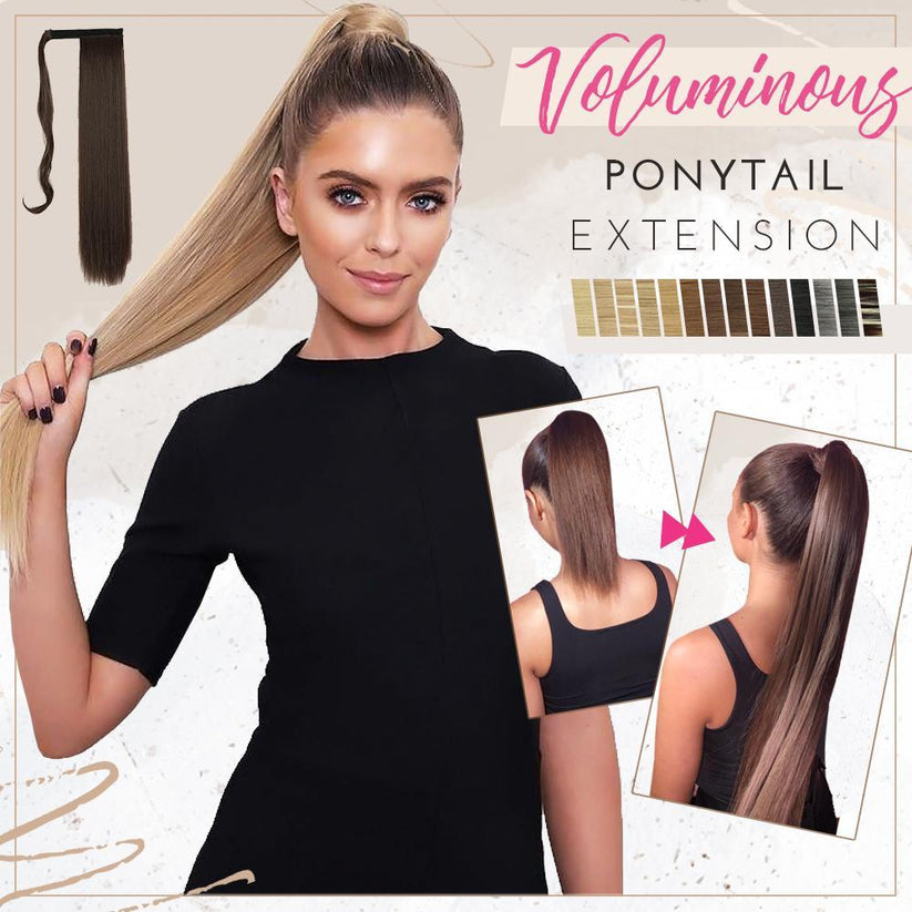 Glamorous ponytail extension for a chic look 