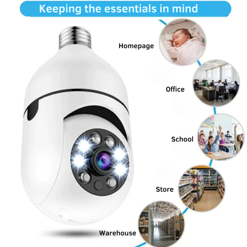 Monitor your home discreetly with an LED camera 
