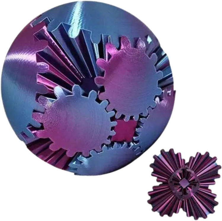 3D rotating puzzle to stimulate the mind 