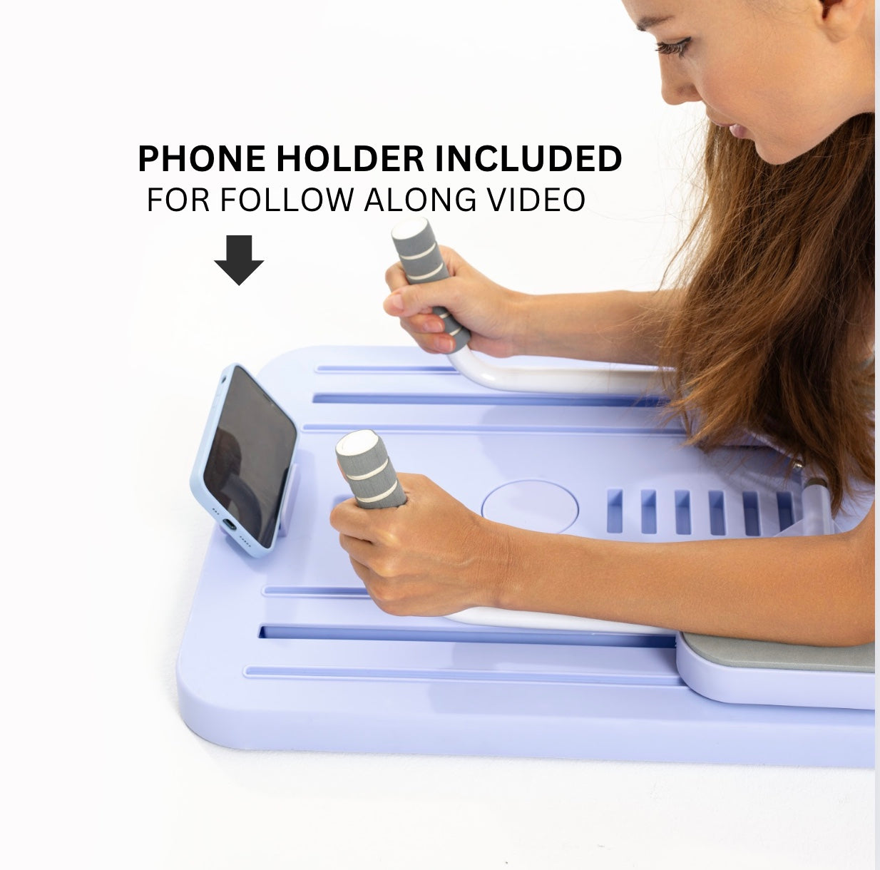 Foldable multi-use pilates board 