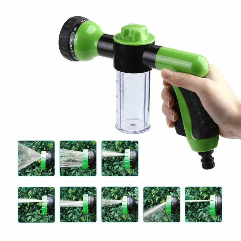 High pressure water gun for cleaning and watering 