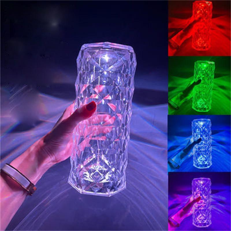 Decorative LED lamp in crystal style 