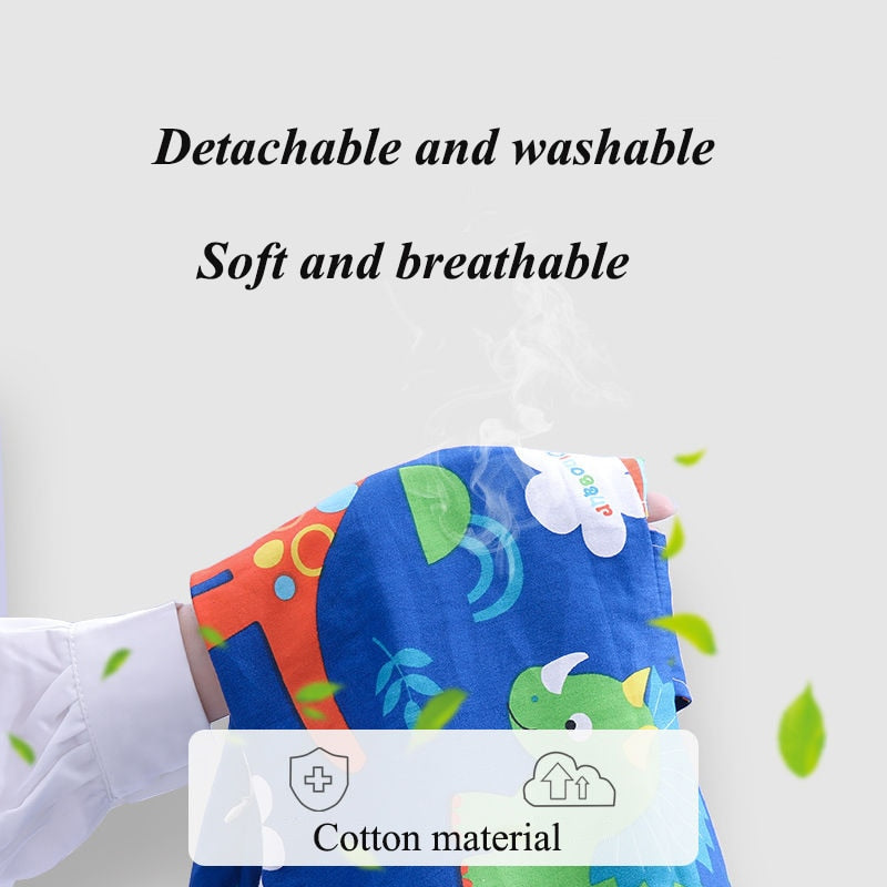 Child travel pillow with secure support 