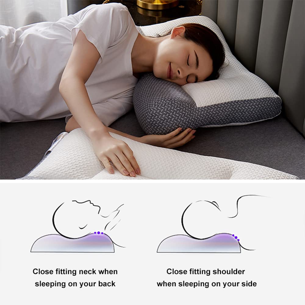 Memory foam pillow for a tension-free sleep 