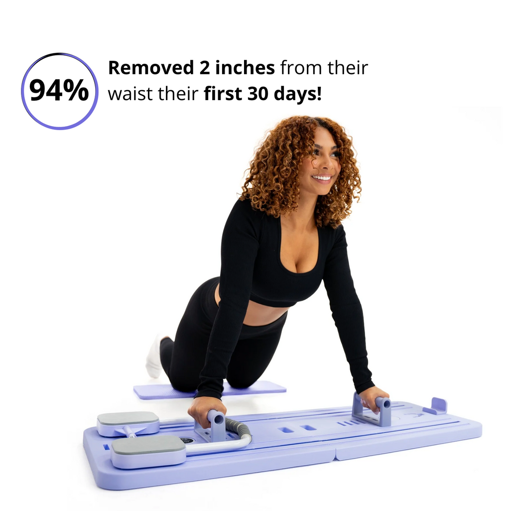 Foldable multi-use pilates board 