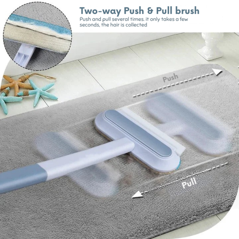 3-in-1 anti-hair and multi-surface brush 