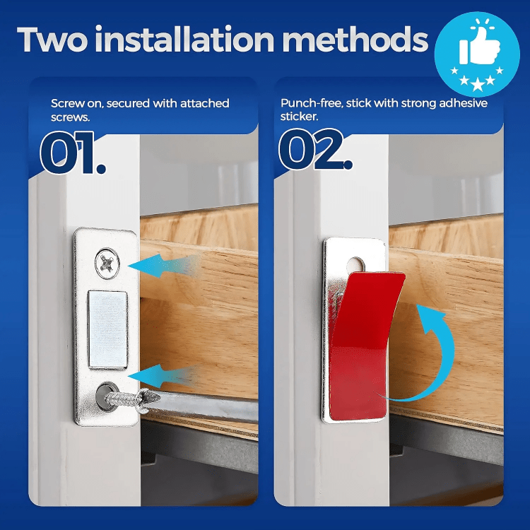 Compact security lock – Protect your items with one click (x4) 