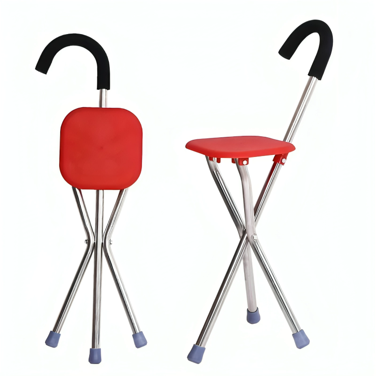 2 in 1 folding cane chair 