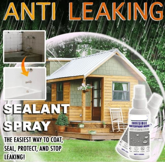 Instant leak-proof spray for roofs and cracks 