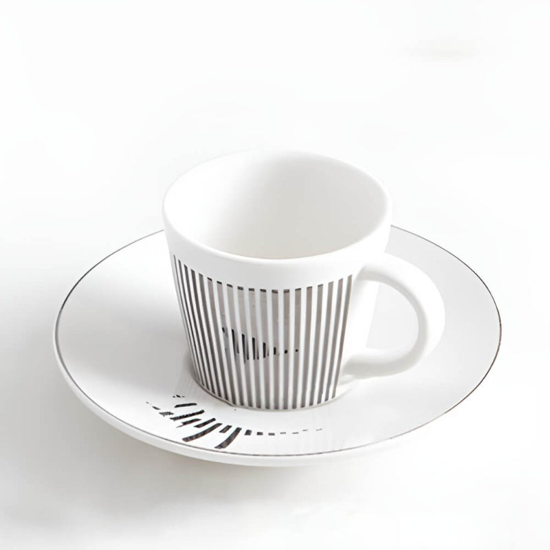 A stylish coffee with a cup that reveals a secret 
