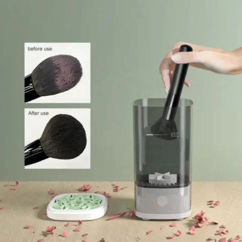 Electric brush cleaner, quick and efficient 