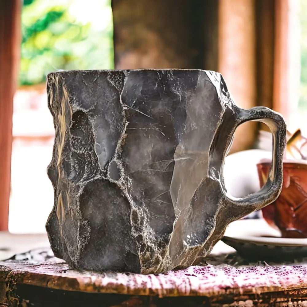 Mineral crystal coffee cup – Natural elegance 