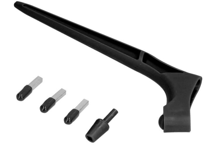 Handcrafted cutting tool with 360° rotary blade 