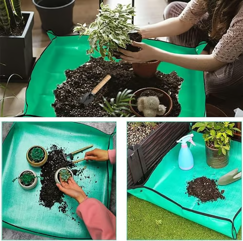 Keep your space clean with this repotting mat 