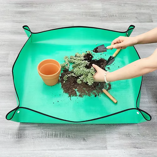 Keep your space clean with this repotting mat 