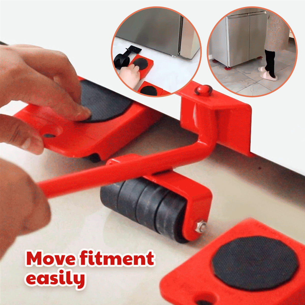 Lever to move your furniture effortlessly and painlessly 