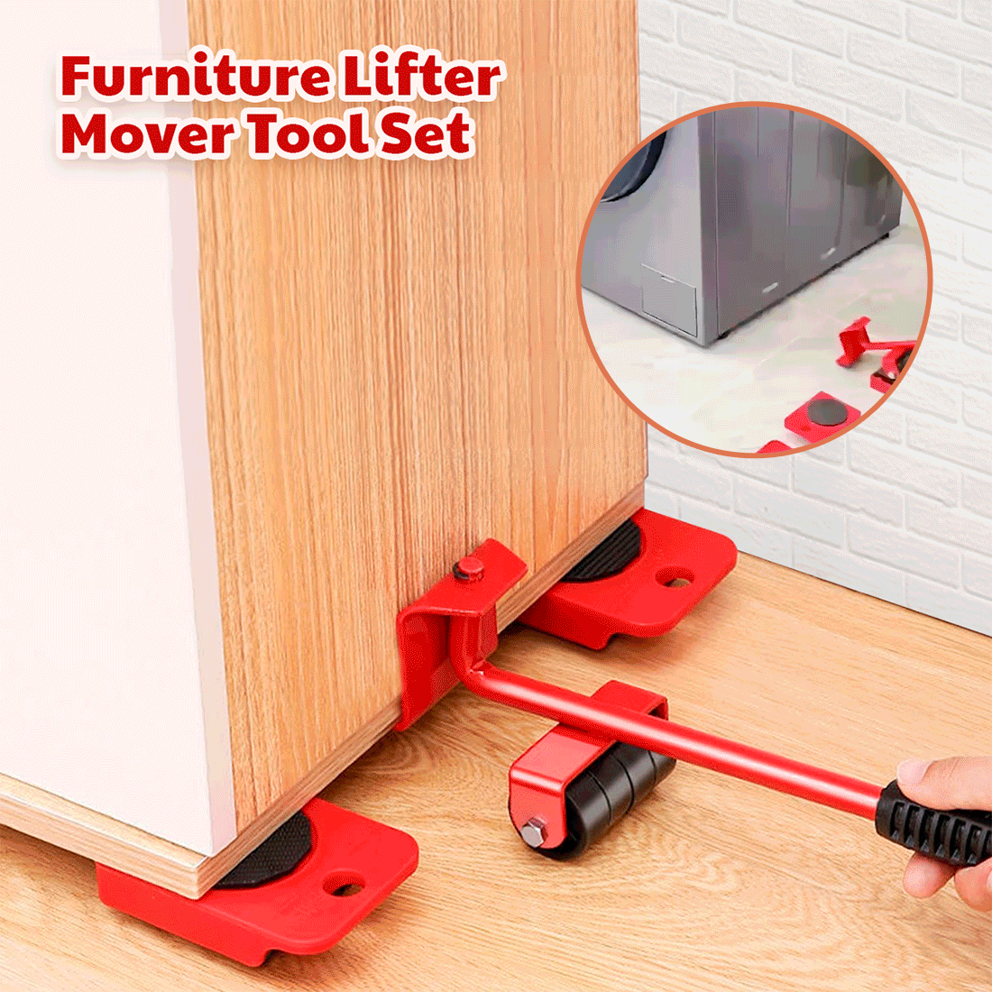 Lever to move your furniture effortlessly and painlessly 