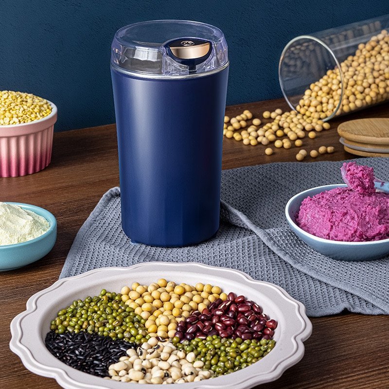 Grind your food quickly and effortlessly with this electric grinder 
