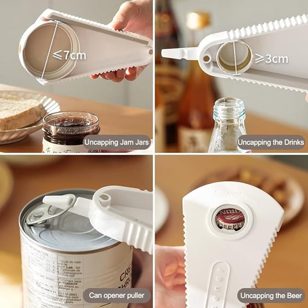 Jar and bottle opener – One tool to open everything 