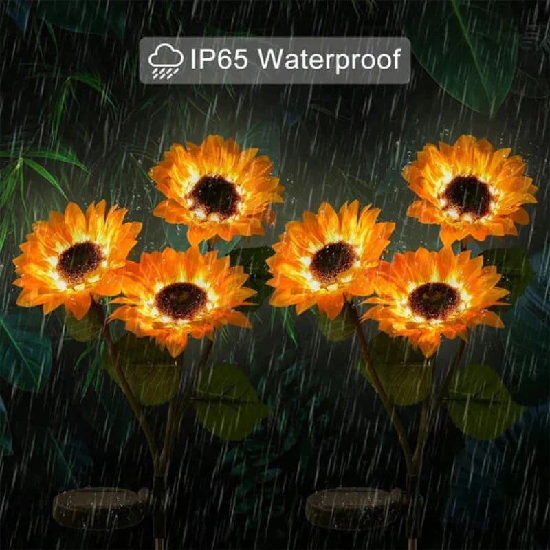 Brighten your garden with solar sunflowers 