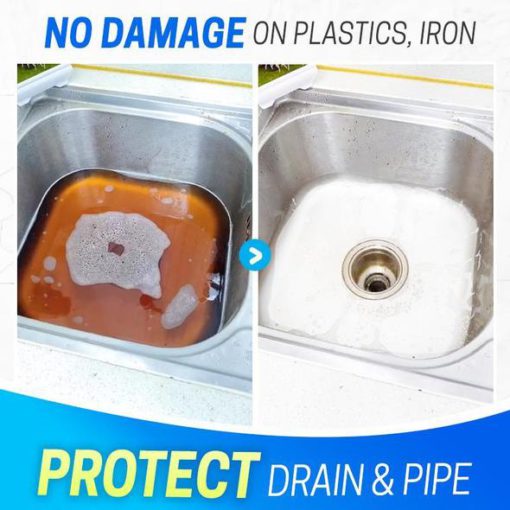 Eco-friendly and fast drain cleaner 