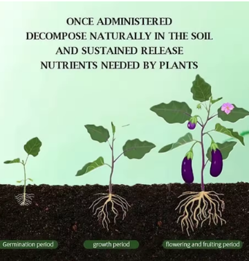 Concentrated fertilizer to naturally revive your plants 