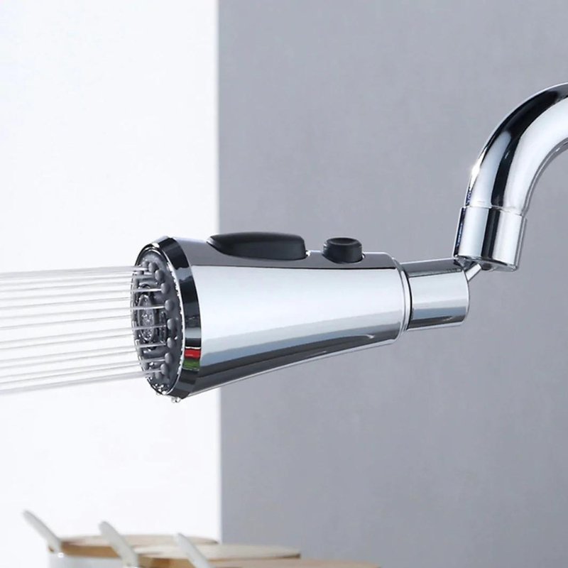 Faucet showerhead 3 jets – Power and water savings 
