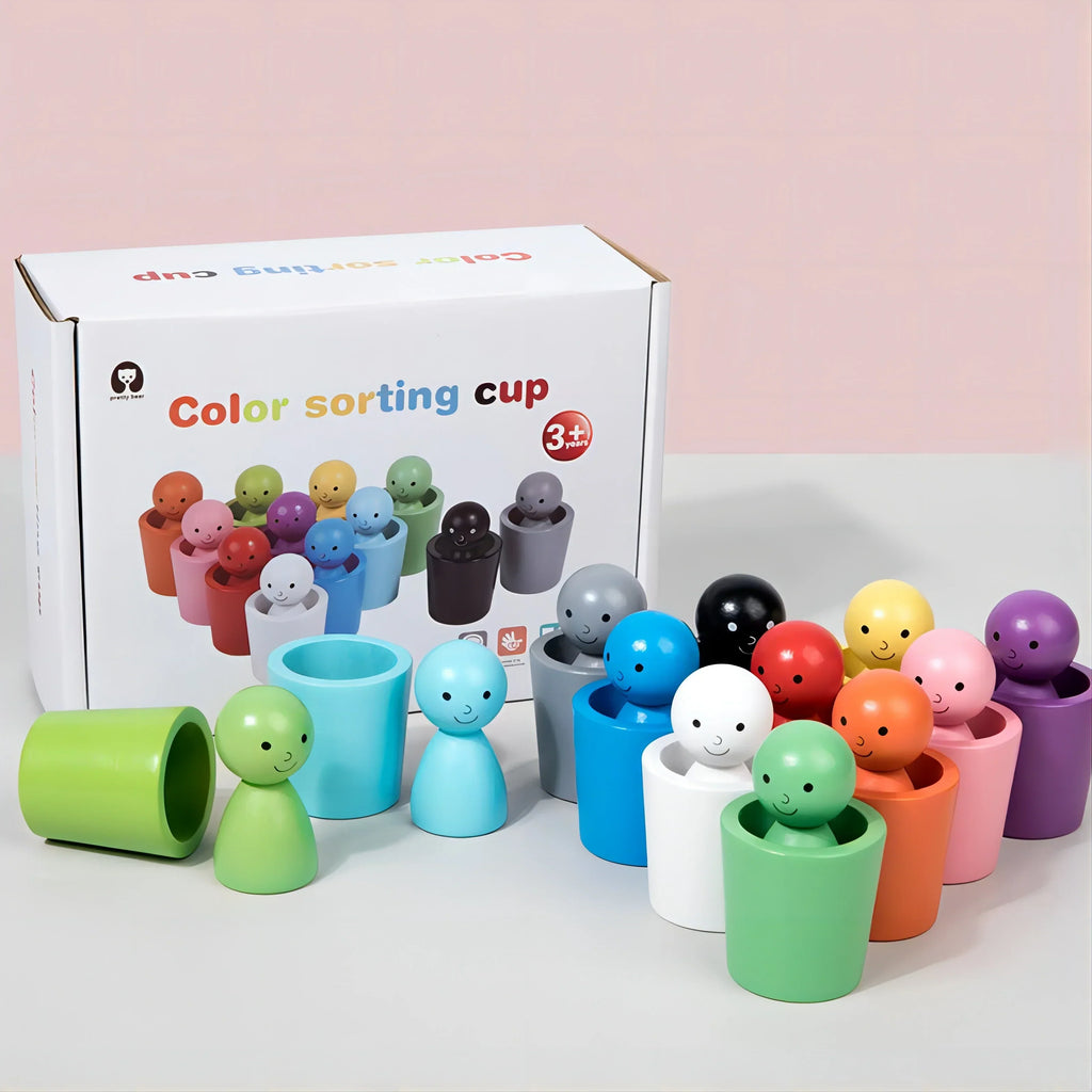 Jeu éducatif de tri des couleurs pour enfants 3+