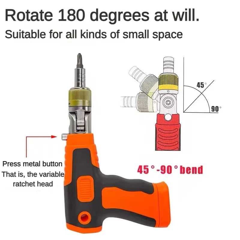 Adjustable ratchet screwdriver game 16 in 1 