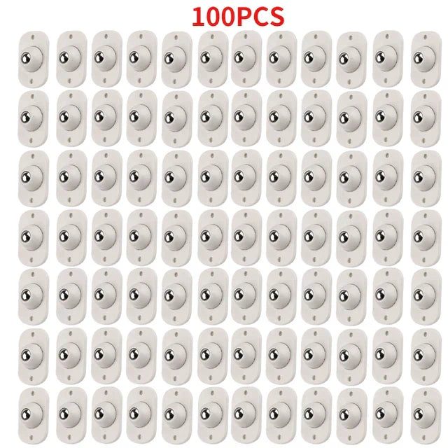 Mini adhesive rollers for effortless mobility 