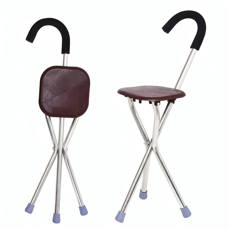 2 in 1 folding cane chair 