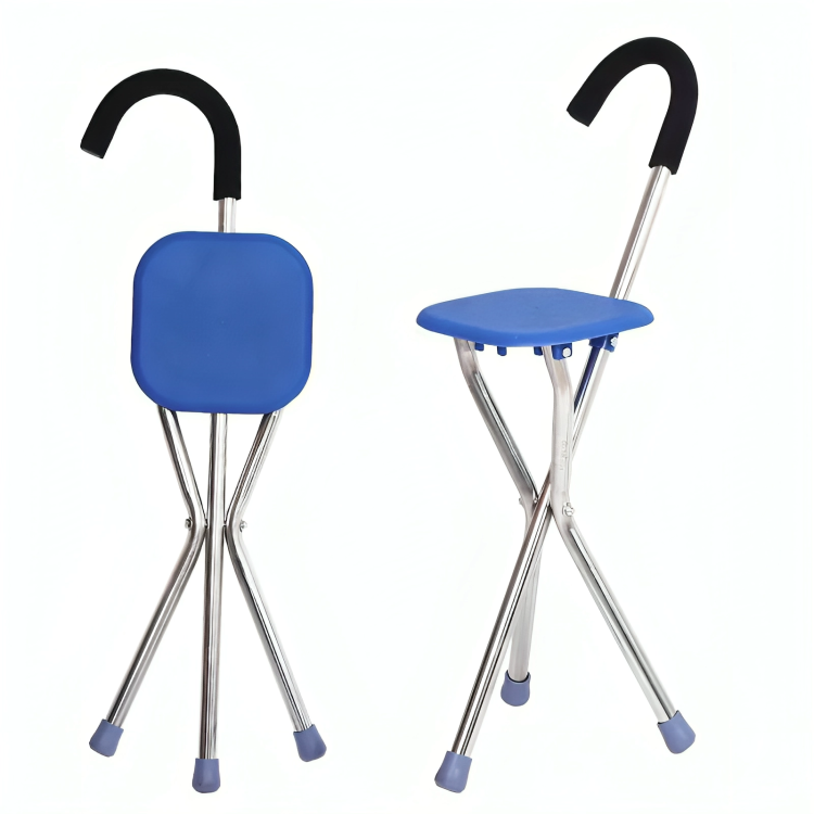 2 in 1 folding cane chair 
