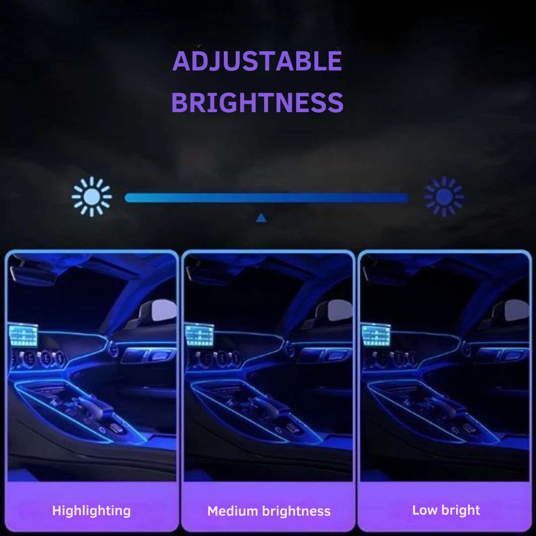 LED lighting for a stylish car interior 