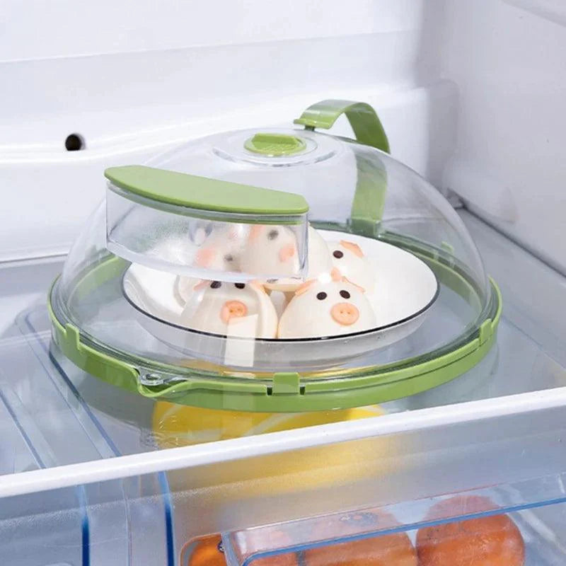 Microwave splash-proof steam lid 