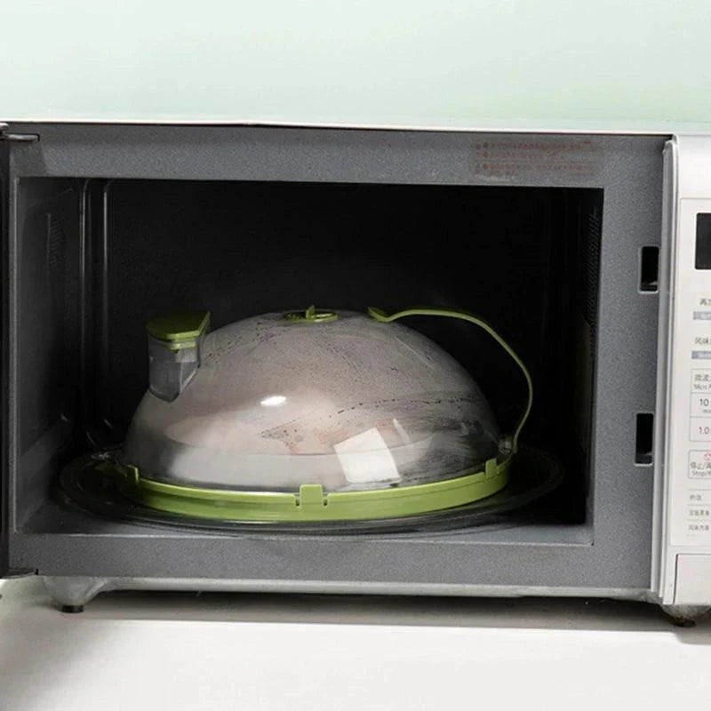 Microwave splash-proof steam lid 