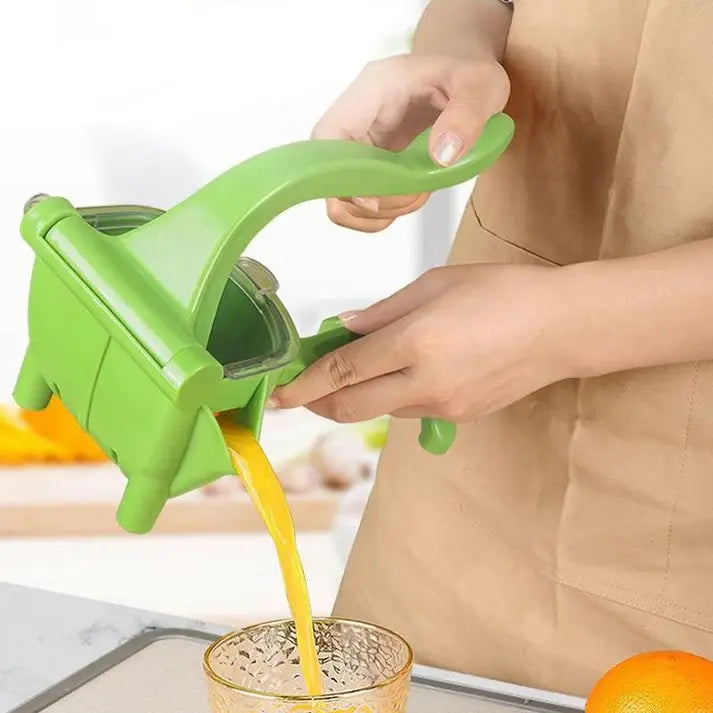 A homemade fresh juice without effort or electricity 