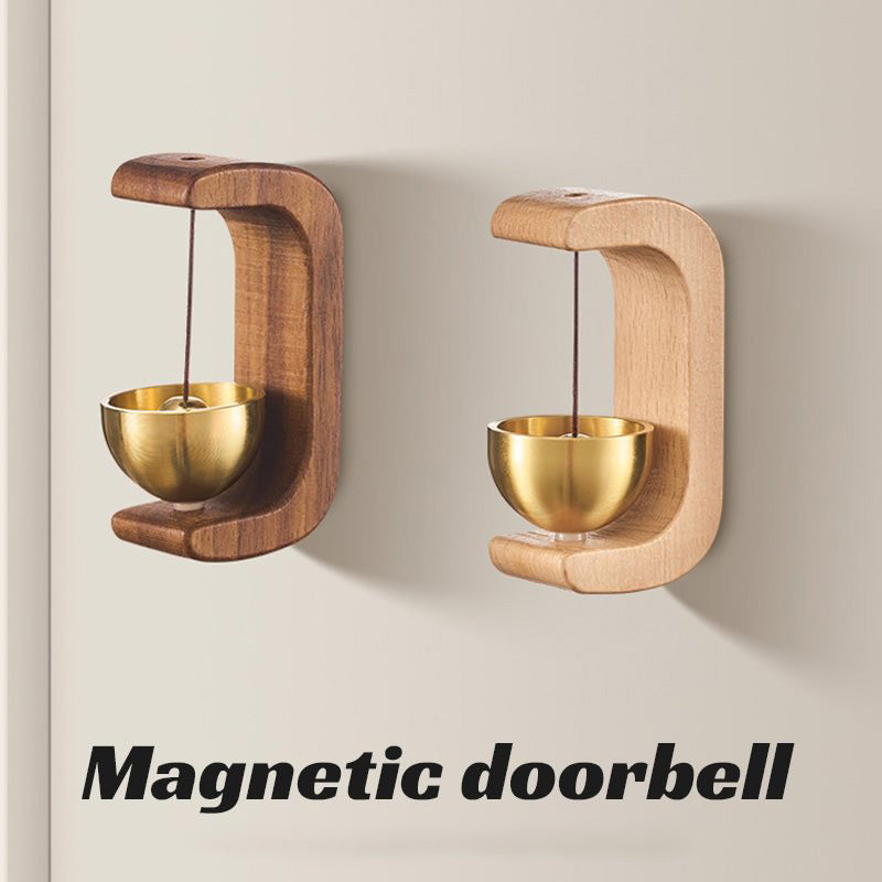 Elegant magnetic doorbell for a warm welcome 