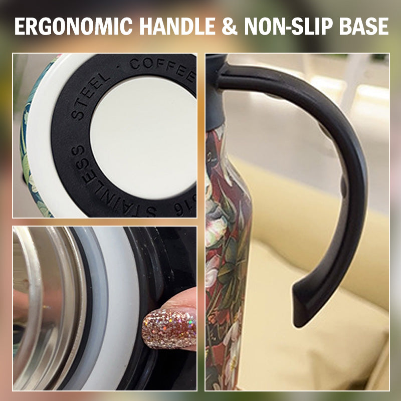 Carafe isotherme florale 1L – Élégante & pratique