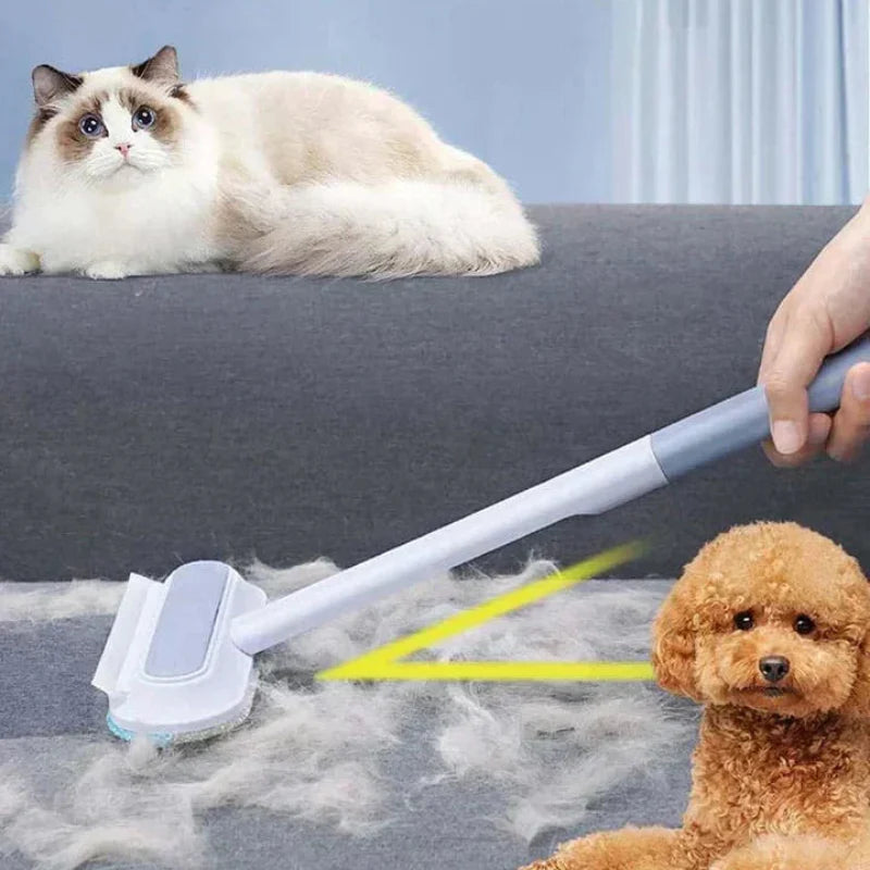 3-in-1 anti-hair and multi-surface brush 
