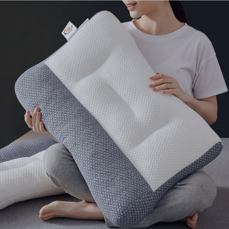 Memory foam pillow for a tension-free sleep 